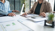 © Charlie's - business man Auditor or internal revenue service staff checking annual financial statements company Audit  Accounting tax.