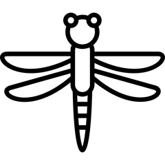 Sticker - Dragonfly Icon