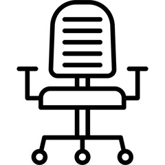 Poster - Office Chair Icon