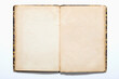 © Tetra Images - USA, New York State, New York City, Open old note pad on white background
