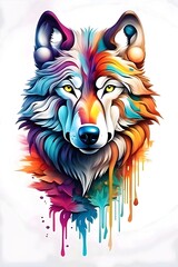  Wolf. animals. ferret. Serigala. Musang. Binatang buas. Wallpaper. Hd picture. Vector. Illustrator. Arts.