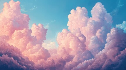 Canvas Print - Dreamy Sunset Cloudscape