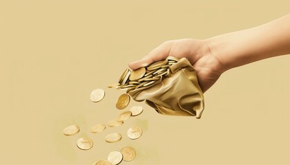 Golden Wealth: A Stunning Collage of Financial Prosperity