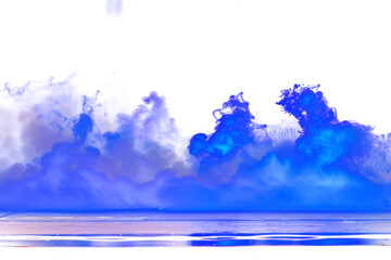 Wall Mural - png mysterious blue stage fog