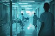© CojanAI - Blurred background of a doctor and nurses in hospital interior