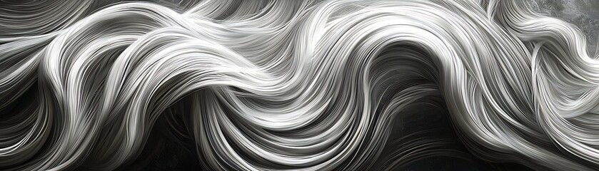Wall Mural - ethereal silver abstract background design