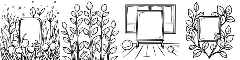 A simple outline icon for buttons and UIs.