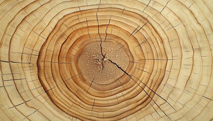 Old wooden oak tree cut surface