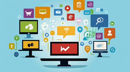 Leinwandbilder - INTERNET MARKETING