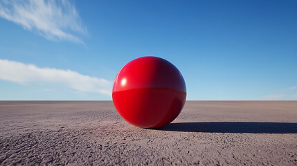 Poster - One red sphere