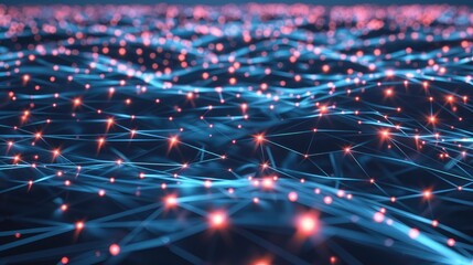 Wall Mural - Digital Network Connections