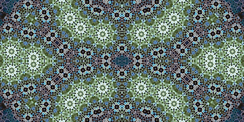 Seamless abstract pattern. The texture of the pattern is symmetrical. Endless pattern