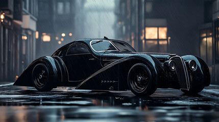 Aufkleber - Black car