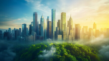 Aufkleber - City dedicated to sustainable engineering and environmental responsibility