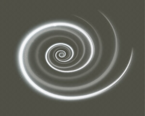 Wall Mural - light white wave shine effect,glow line sparkle shine. silver white wavy effects.