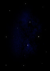 Wall Mural - galaxy in a free space.