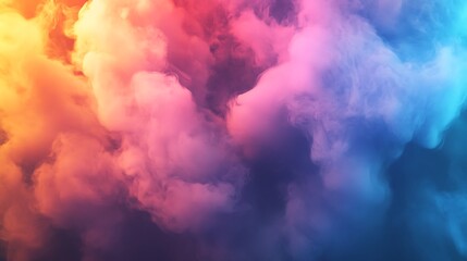 Wall Mural - stunning realistic background featuring colorful swirling smoke effects image