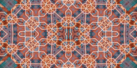 Seamless abstract pattern. The texture of the pattern is symmetrical. Endless pattern