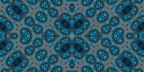 Seamless abstract pattern. The texture of the pattern is symmetrical. Endless pattern