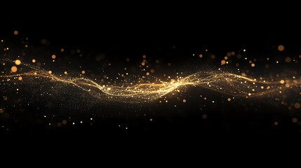 Fototapete - Sparks fly on a black background