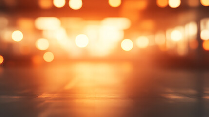Aufkleber - Blurred business background, Blur warehouse with bokeh light background