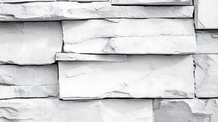 Aufkleber - White gray grey stone concrete texture wall wallpaper tiles background panorama banner