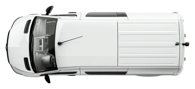PNG Van top view transportation automobile background.