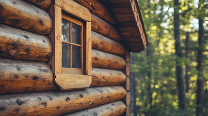 Aufkleber - log siding or clapboard building texture