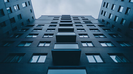 Aufkleber - modern residential development