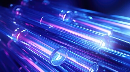 Blue Digital Innovation: Abstract Macro of Modern Electronic Device