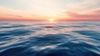 © Sampao - Serene Ocean Sunset with Gentle Waves