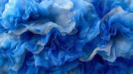 Abstract Blue Fabric Texture - Illustration