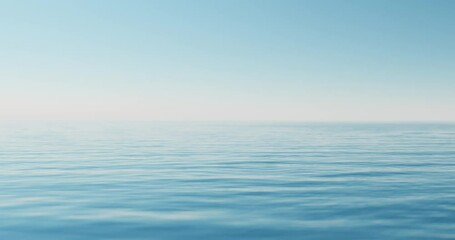Wall Mural - wave sea beach and blue sky abstract background. nature and summer concept. 3d render.