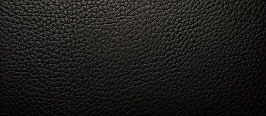 Black Leather Texture Background. Black Wallet Leather Texture Background. 3D Illustration. Generate Ai Image