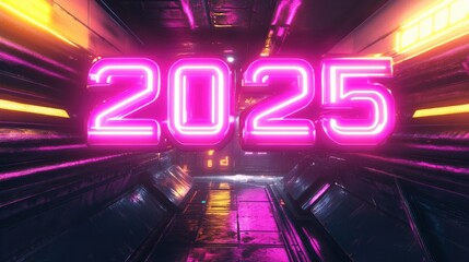 Poster - 2025 Neon Future.