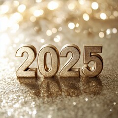 Wall Mural - 2025 New Year.