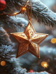 Wall Mural - christmas star decoration