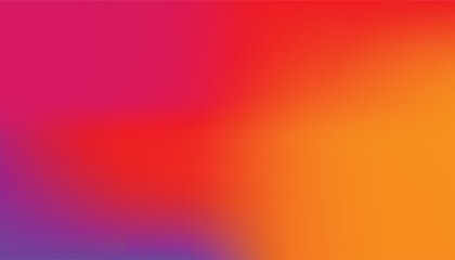 Poster - Abstract gradient red orange and pink soft colorful background. vector illustration for your graphic design, banner, poster. modern horizontal design for mobile app. gradient background