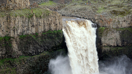 Palouse Falls Washington State closeup