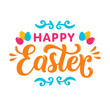 © imrangdpro - Happy Easter typography design on white background