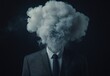 © SunPunjiStudio - Smoke Head Businessman.