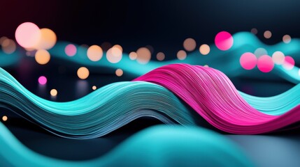 Wall Mural - A continuous, flowing line forming intricate patterns and loops, representing the non linear and interconnected nature of knowledge acquisition and understanding.
