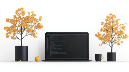A split screen view of a code editor and a web browser, with the developer code changes instantly reflected in the browser preview.