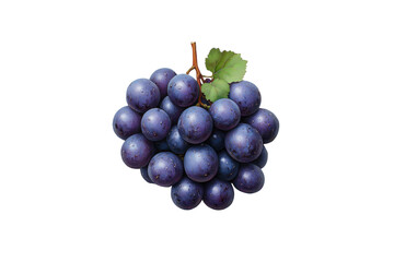 cluster of fresh, juicy purple grapes with water droplets, showcasing their vibrant color and natura