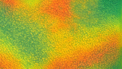 Wall Mural - Vibrant prismatic gradient in neon green yellow and orange with shimmering holographic effects, Ai Generated