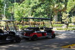 © Zalfa R - Golf cars in a recreational park for visitors to ride around