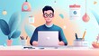 © Tarathip - Managing Finances with a Laptop as a Freelancer