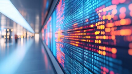 Leinwandbilder - Explore the impact of digital data visualizations on modern technology