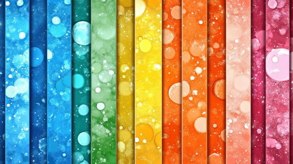Aufkleber - Explore vibrant colors and patterns in abstract art design