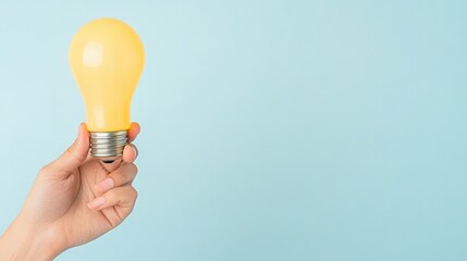 Aufkleber - Illuminate your ideas with a bright idea light bulb